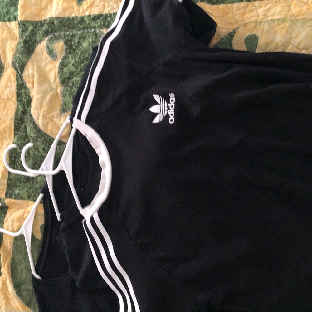 Adidas three stripe shirt